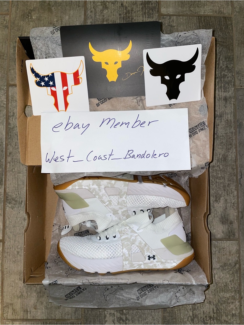 Under Armour Project Rock 4 Shoes Men’s Size 9, Color: Camo - Veteran’s Day